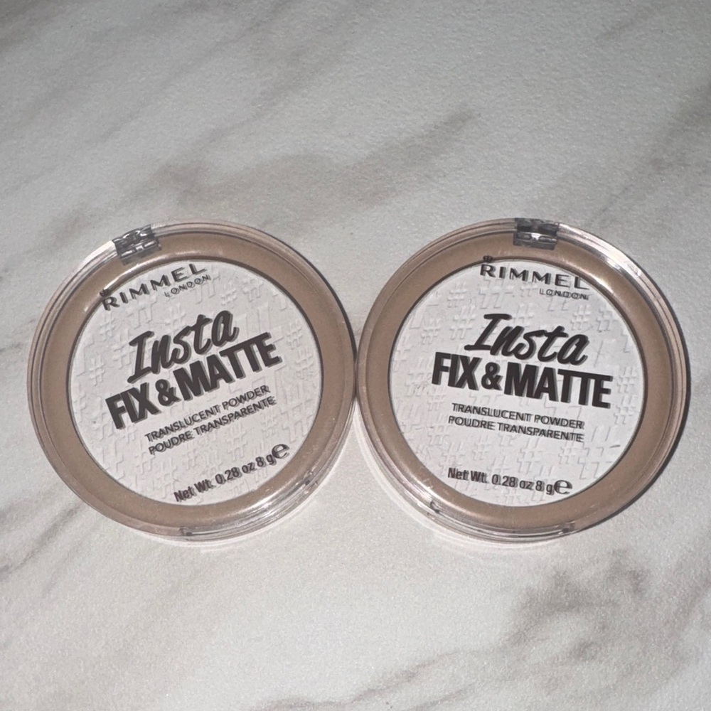 2 Rommel Insta Fix & Matte Translucent Powder